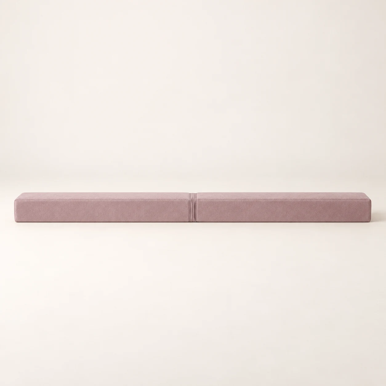 Folding floor practice beam
